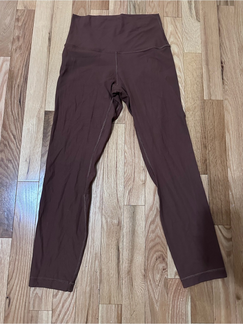 lululemon athletica Ribbed High-Waist Leggings - Chocolate